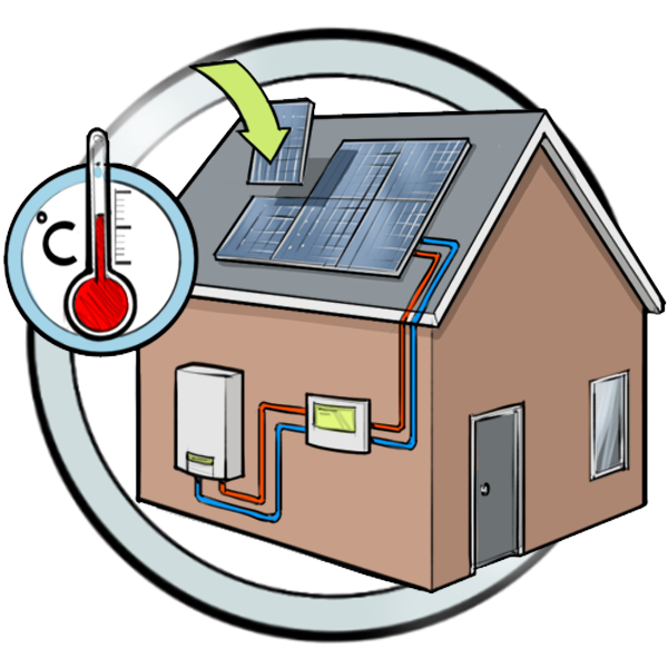 Montage zonnepanelen (zonnewarmte & zonkoeling)